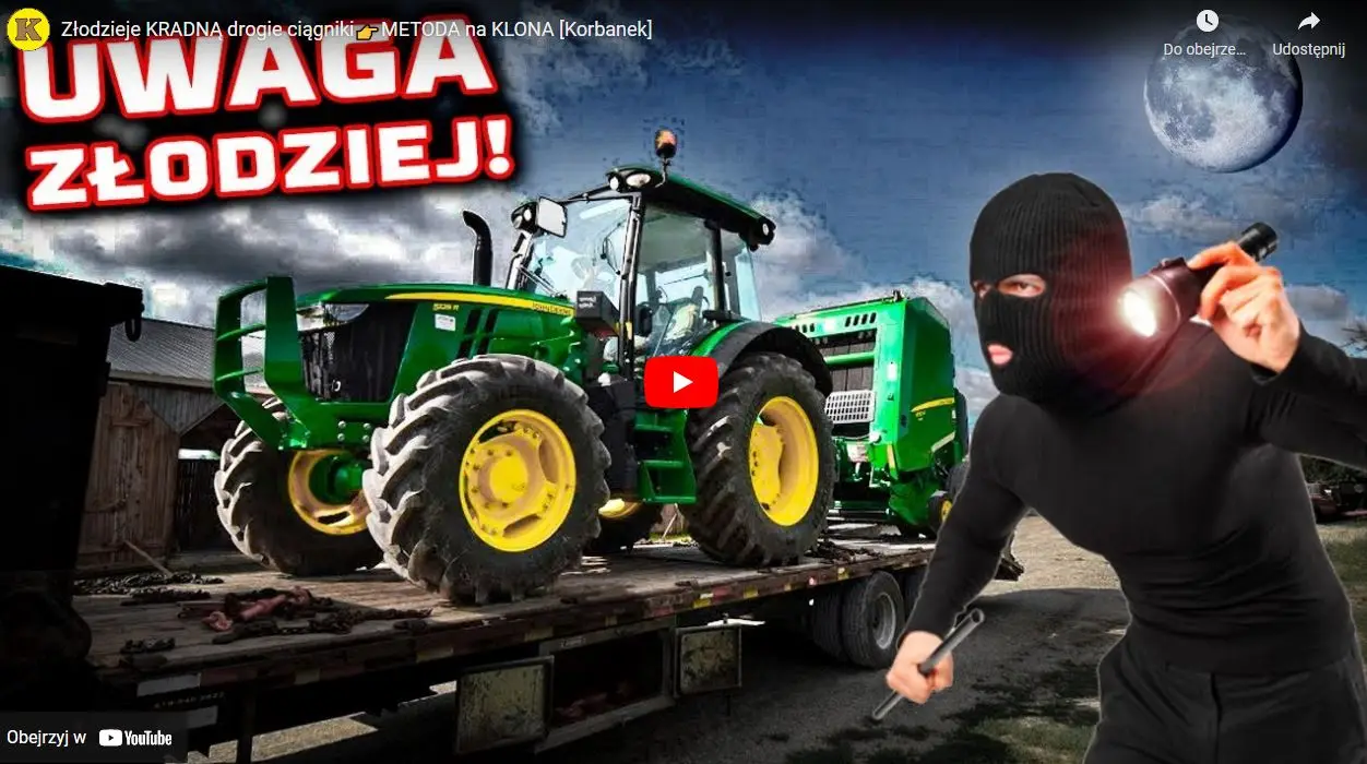 Film o maszynach rolniczych Agro ciągniki prasy kombajny